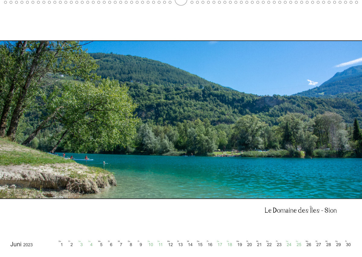 Nendaz Panorama (Wandkalender 2023 DIN A2 quer)