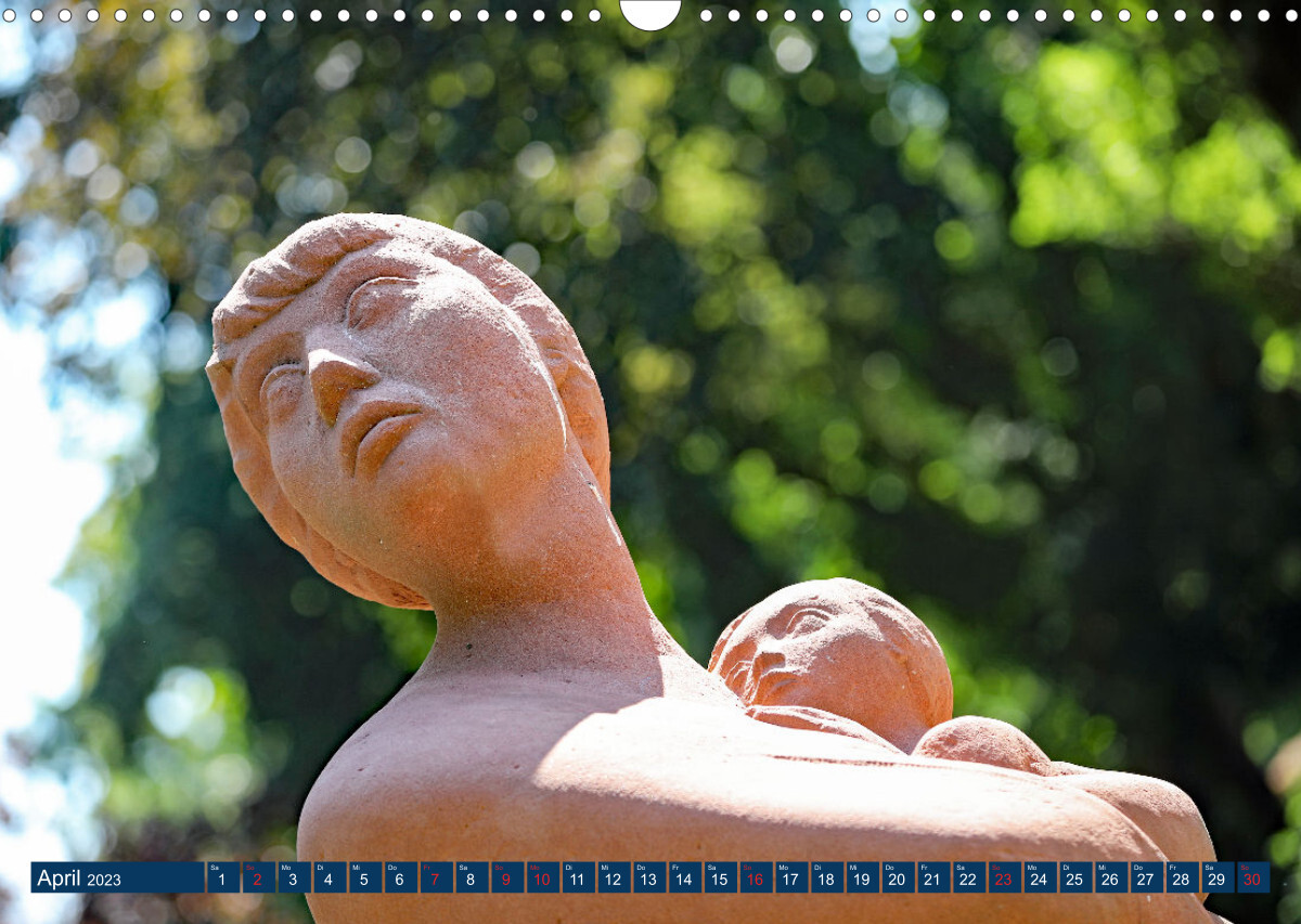 Hauptfriedhof Karlsruhe (Wandkalender 2023 DIN A3 quer)