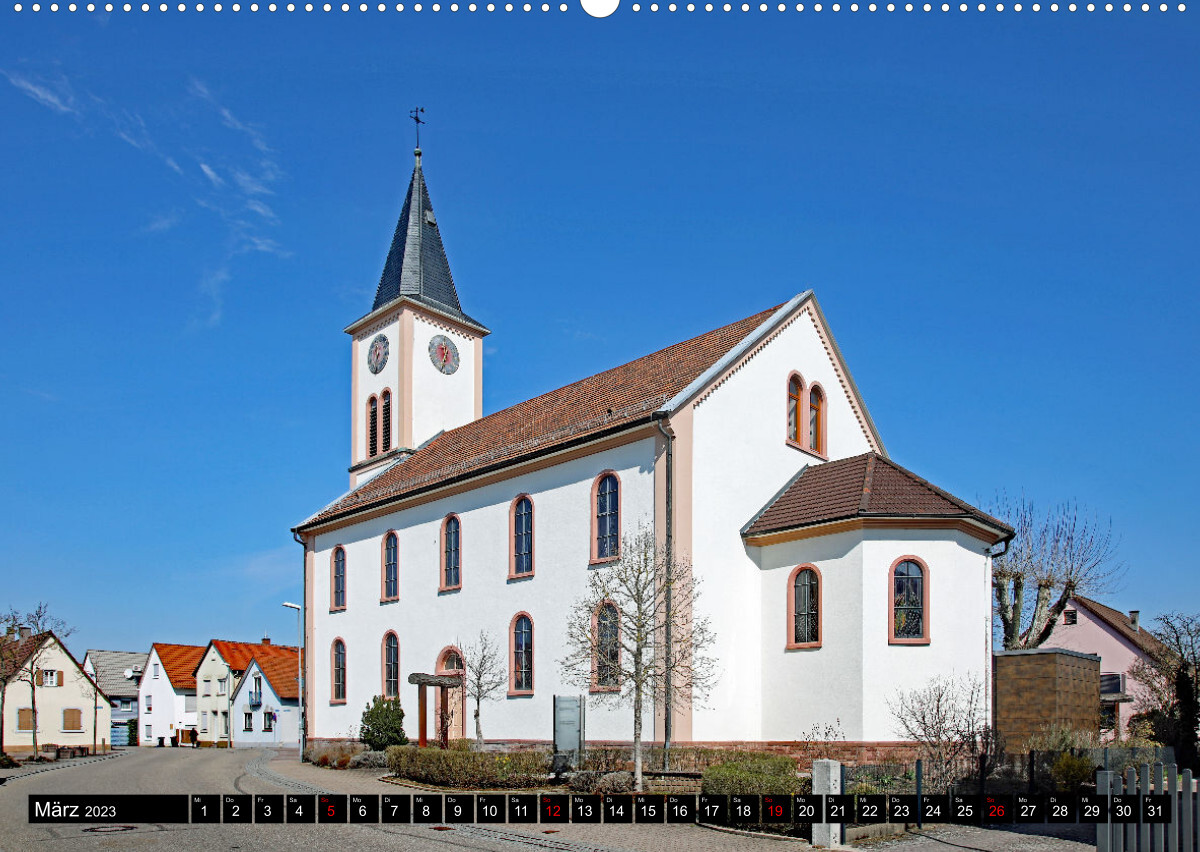 Eggenstein-Leopoldshafen (Wandkalender 2023 DIN A2 quer)