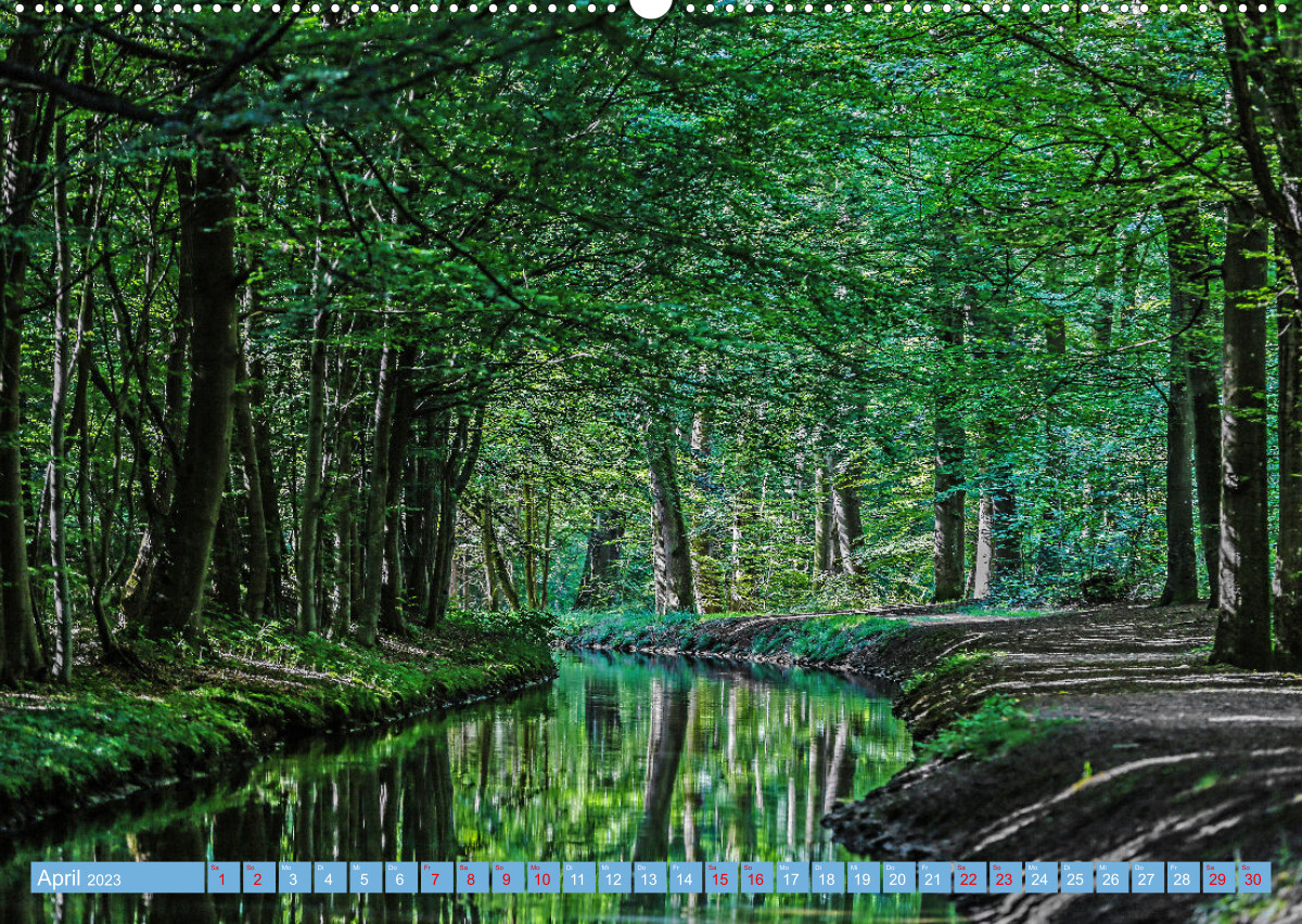 Waldbronn (Premium, hochwertiger DIN A2 Wandkalender 2023, Kunstdruck in Hochglanz)