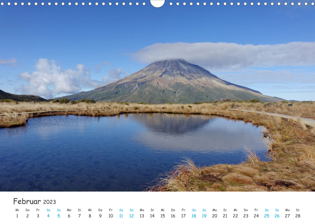 Neuseeland - Berge, Seen und Meer (Wandkalender 2023 DIN A3 quer)