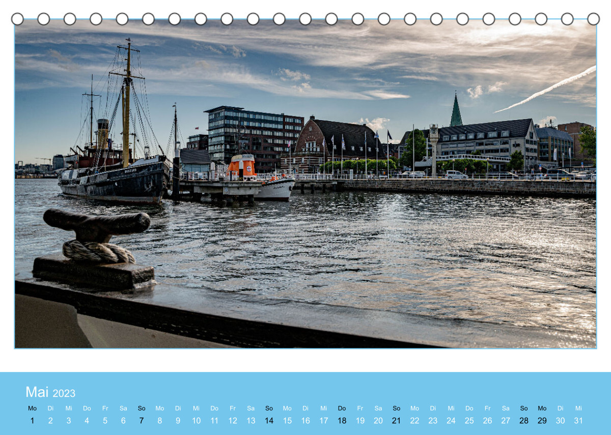 Kiel (Tischkalender 2023 DIN A5 quer)