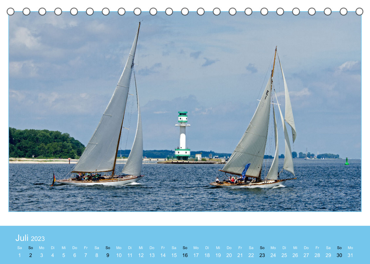 Kiel (Tischkalender 2023 DIN A5 quer)