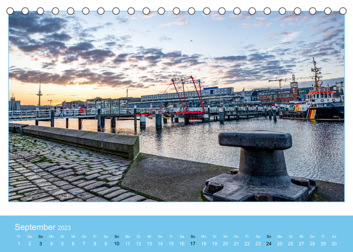 Kiel (Tischkalender 2023 DIN A5 quer)