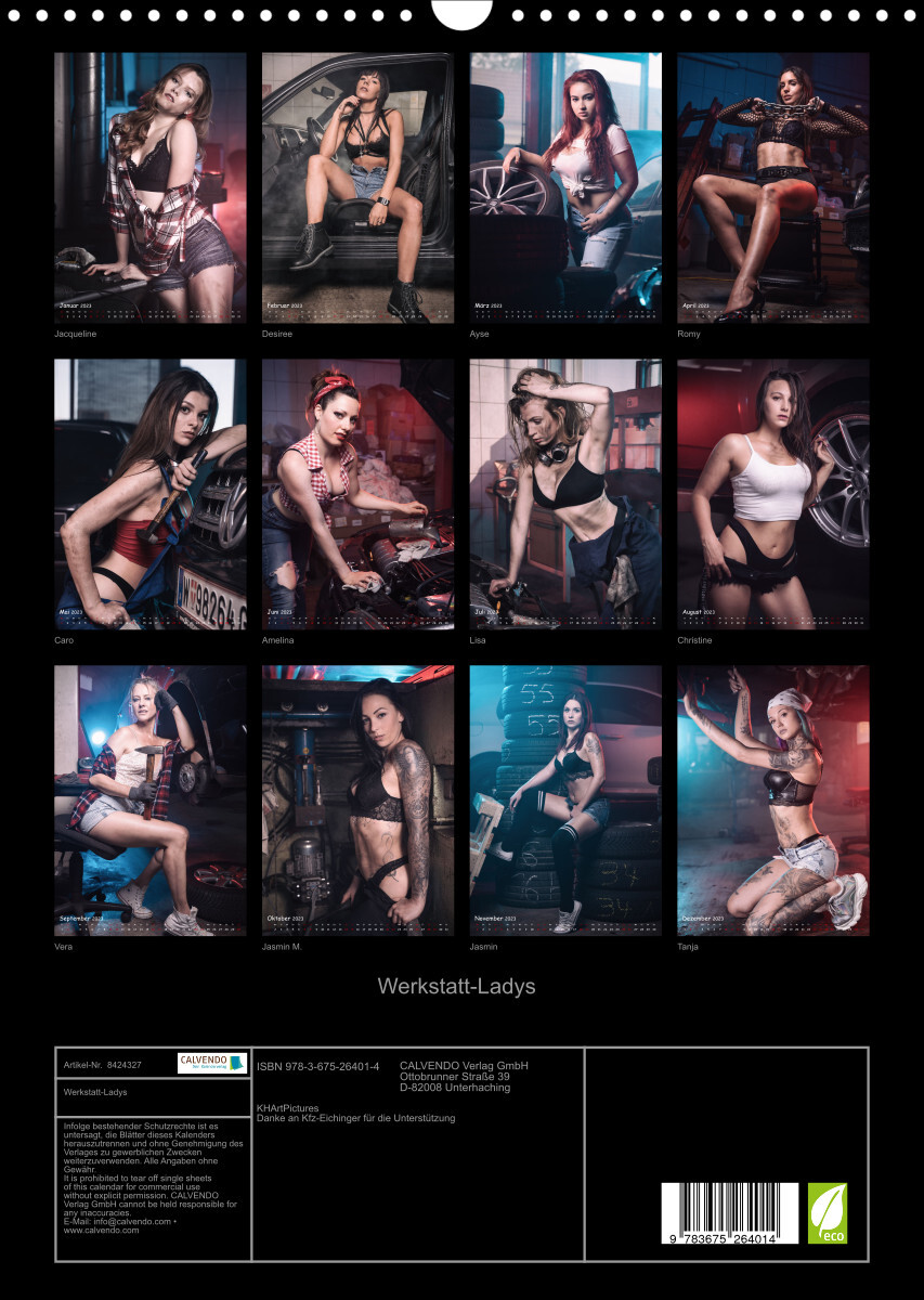 Werkstatt-LadysAT-Version (Wandkalender 2023 DIN A3 hoch)