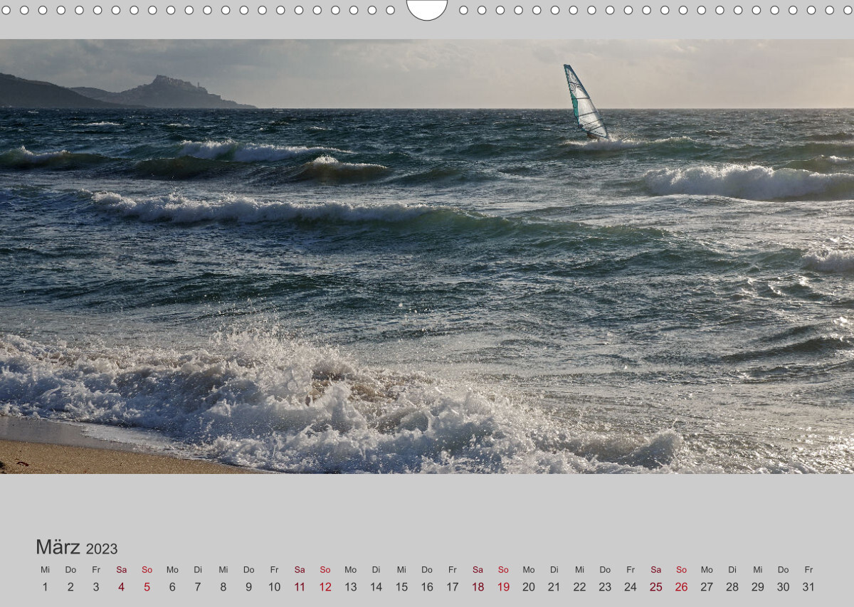 Sardinien  Die Nordküste (Wandkalender 2023 DIN A3 quer)