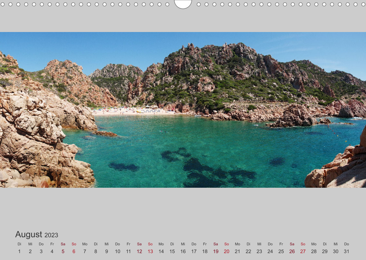 Sardinien  Die Nordküste (Wandkalender 2023 DIN A3 quer)
