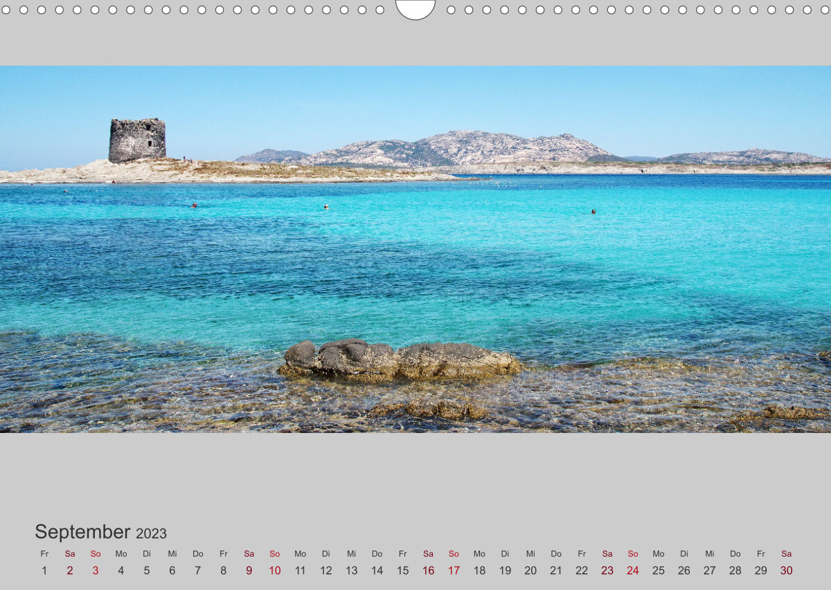 Sardinien  Die Nordküste (Wandkalender 2023 DIN A3 quer)