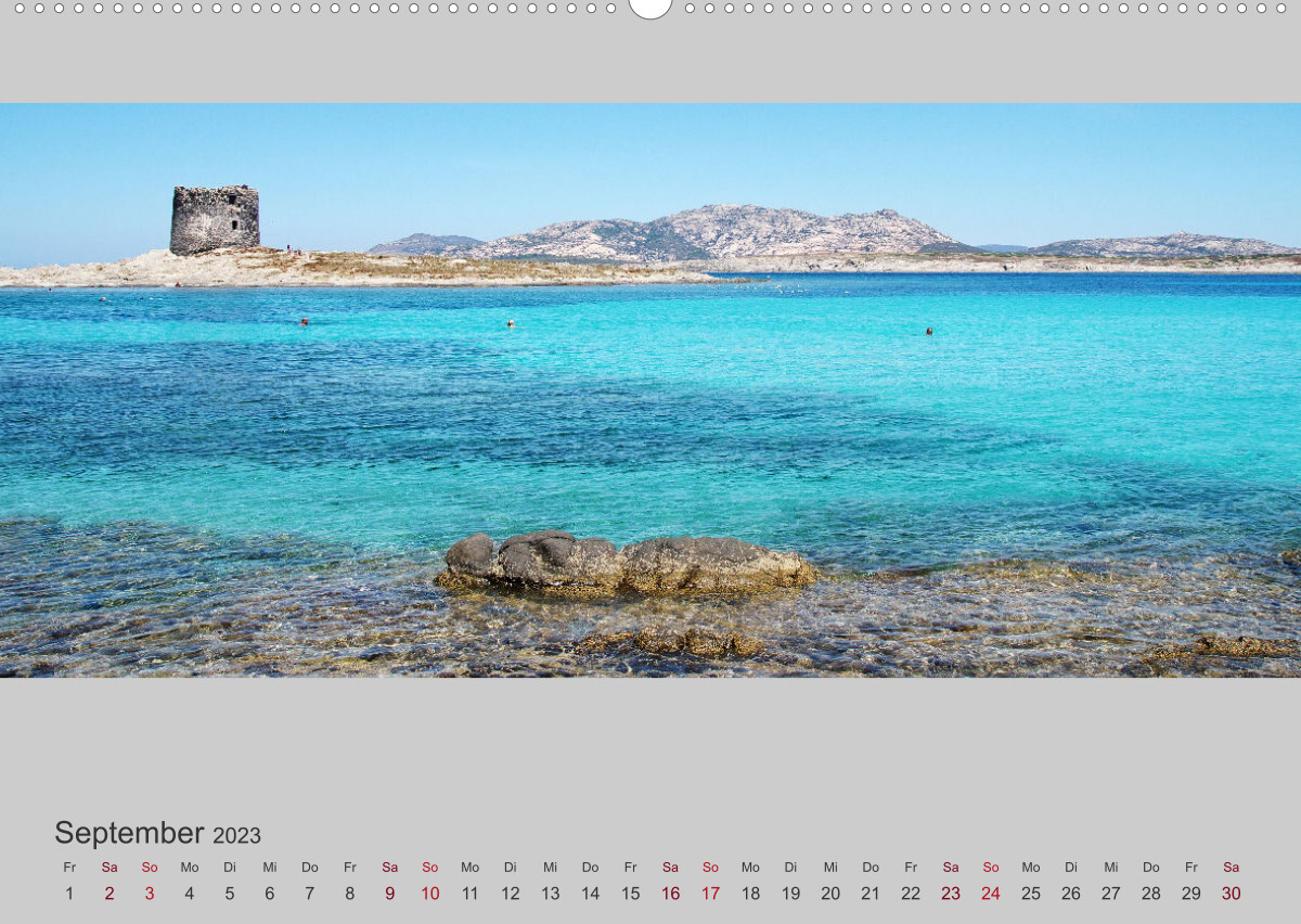 Sardinien  Die Nordküste (Wandkalender 2023 DIN A2 quer)