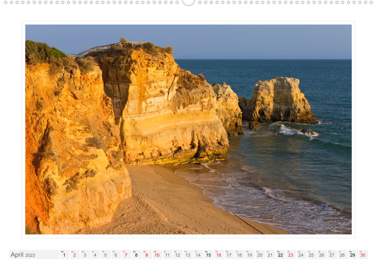 Algarve - Küstenlandschaften (Wandkalender 2023 DIN A2 quer)