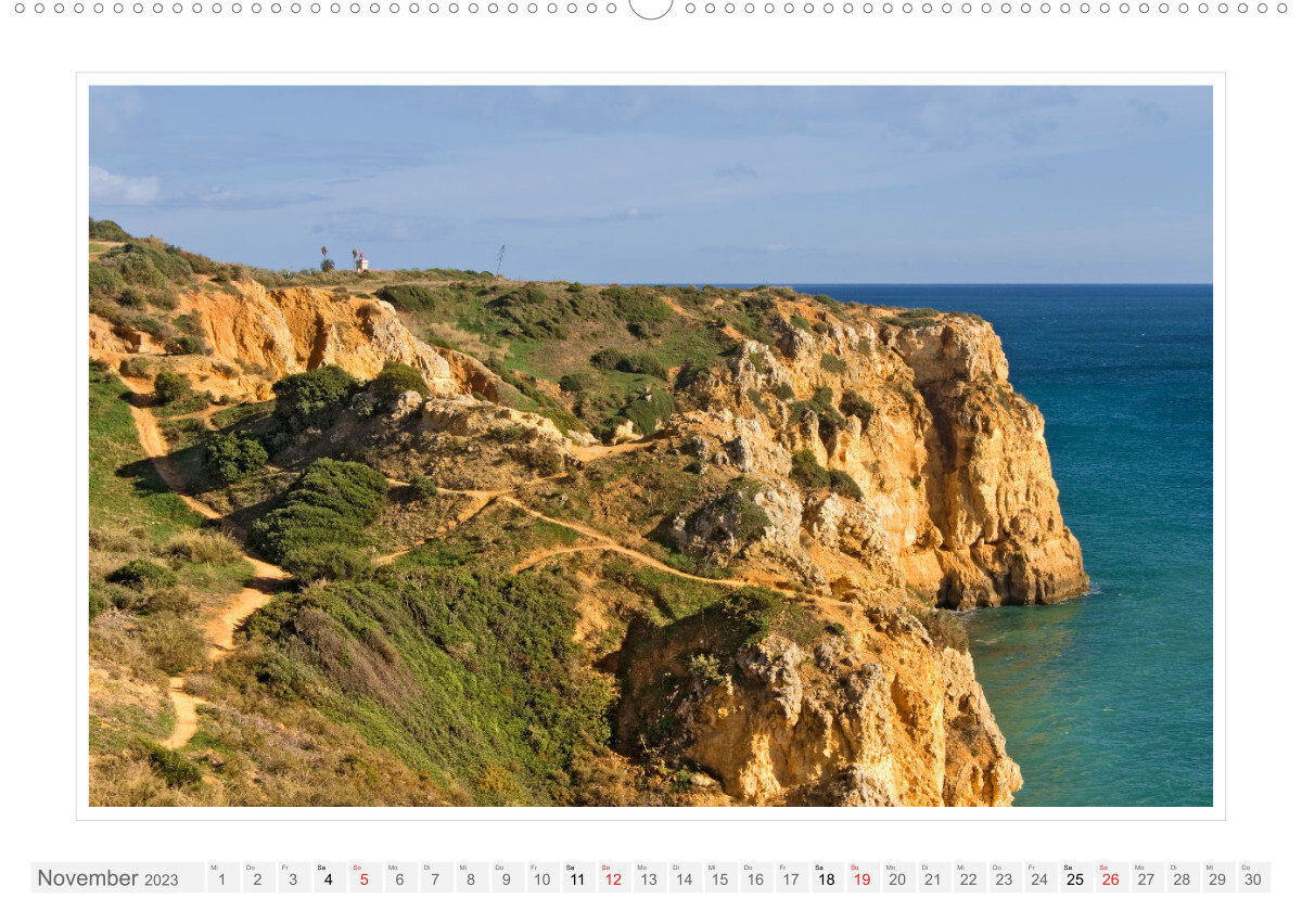 Algarve - Küstenlandschaften (Wandkalender 2023 DIN A2 quer)