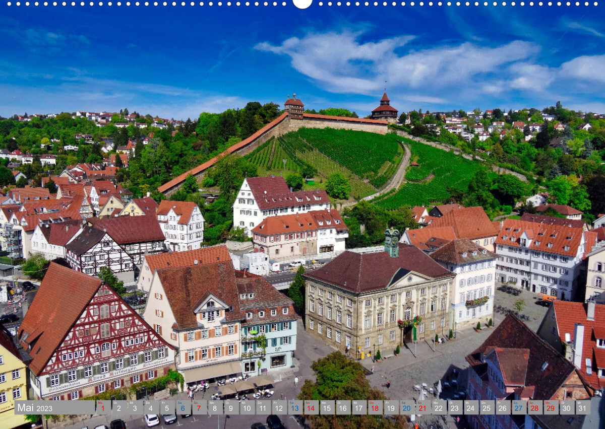 Region Stuttgart im Fokus (Wandkalender 2023 DIN A2 quer)