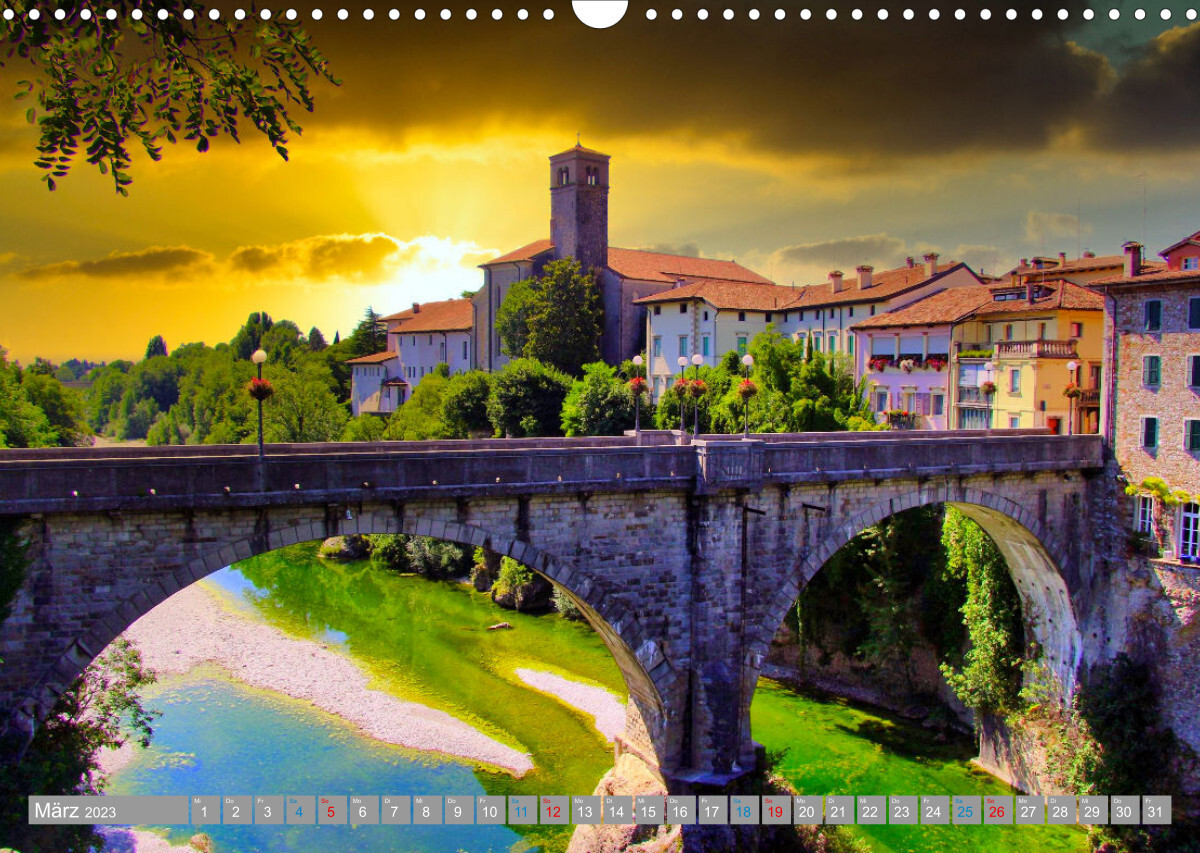 Friaul, Berge und Meer (Wandkalender 2023 DIN A3 quer)