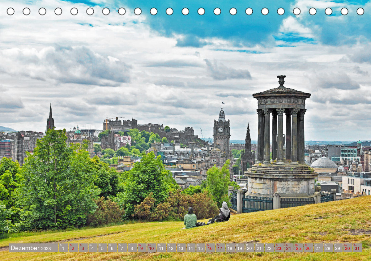 So schön ist Edinburgh (Tischkalender 2023 DIN A5 quer)