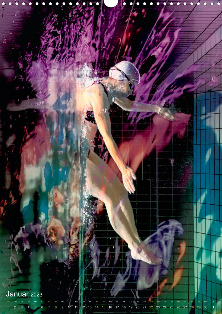 SWIMPOPLOVE (Wandkalender 2023 DIN A3 hoch)