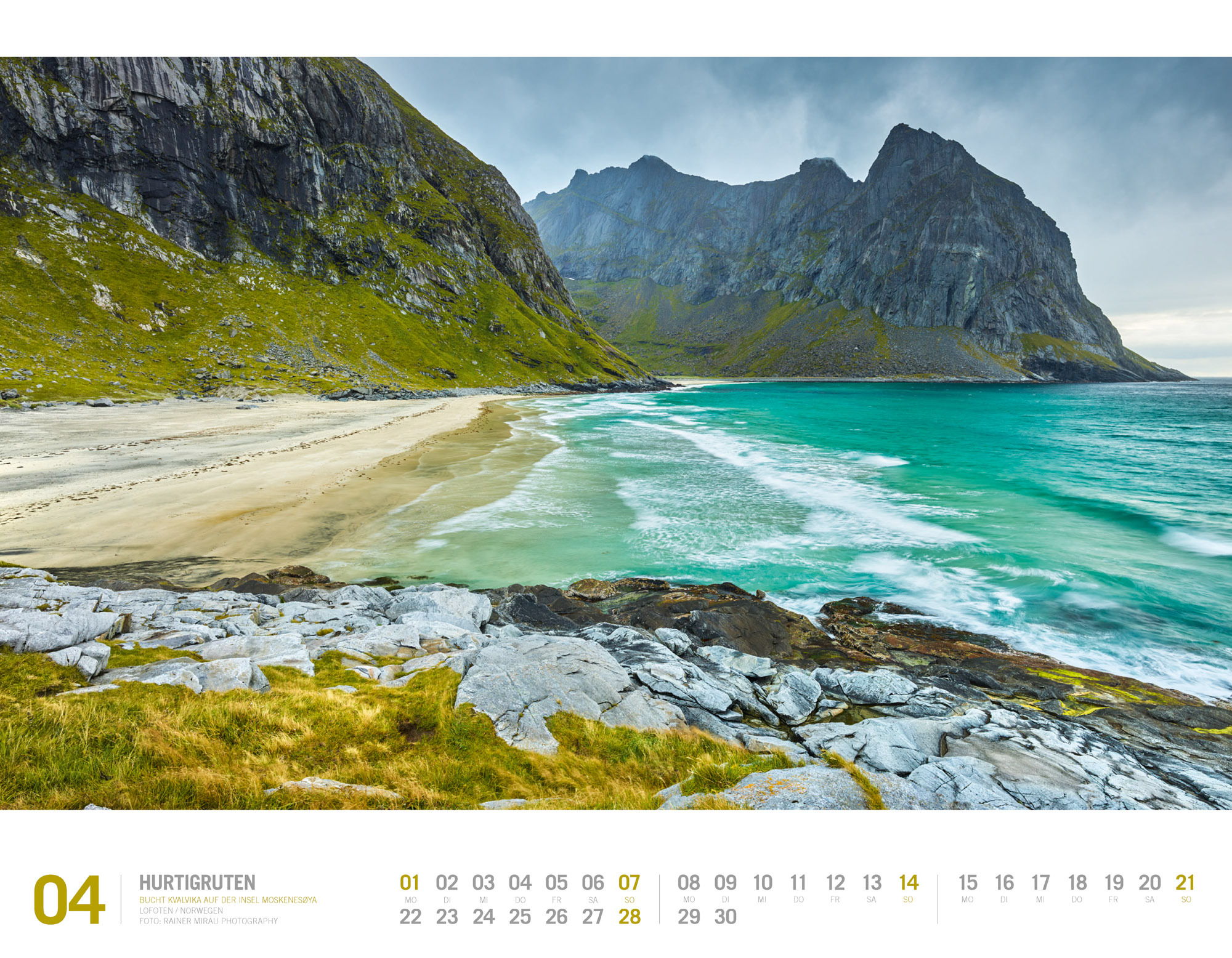Hurtigruten - Unterwegs zwischen Bergen und Kirkenes Kalender 2024