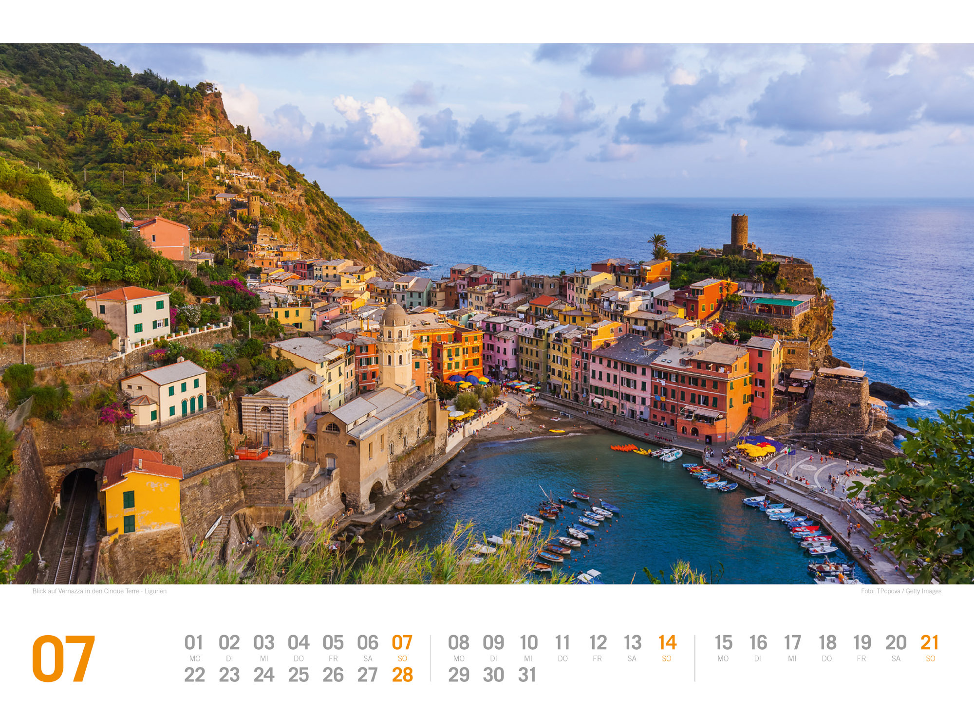 Italien - von Venedig bis Sizilien - ReiseLust Kalender 2024
