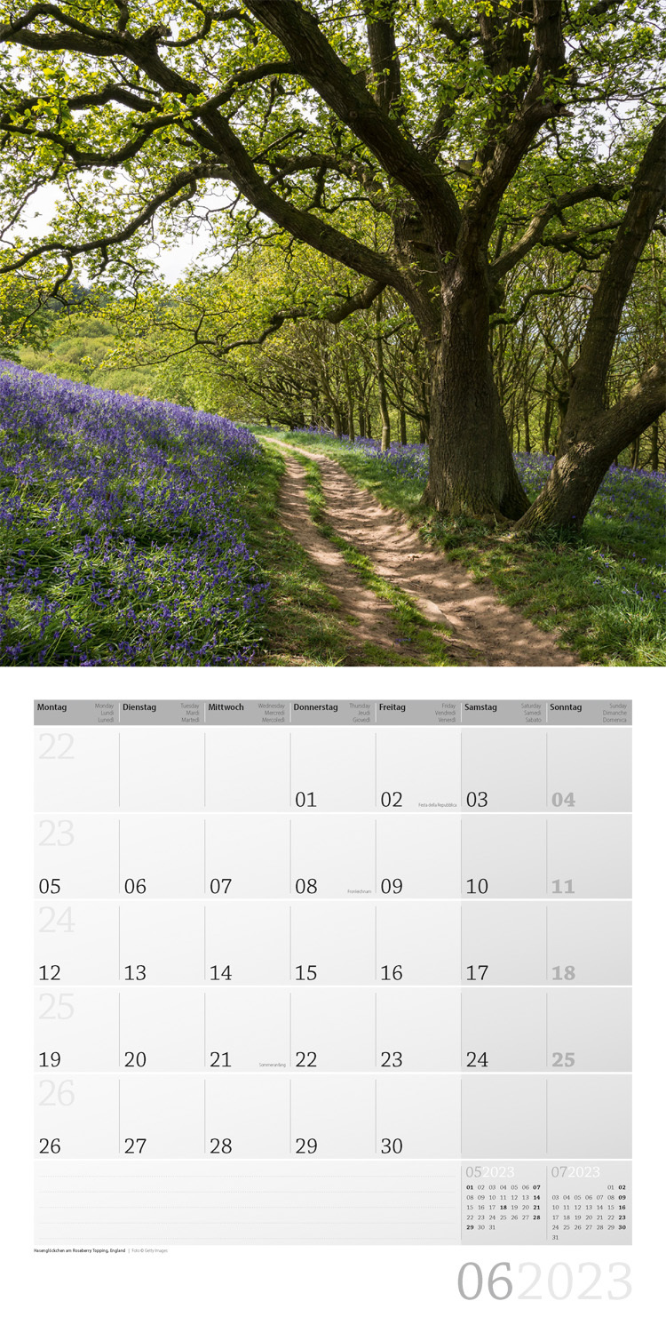 Traumpfade Kalender 2023 - 30x30