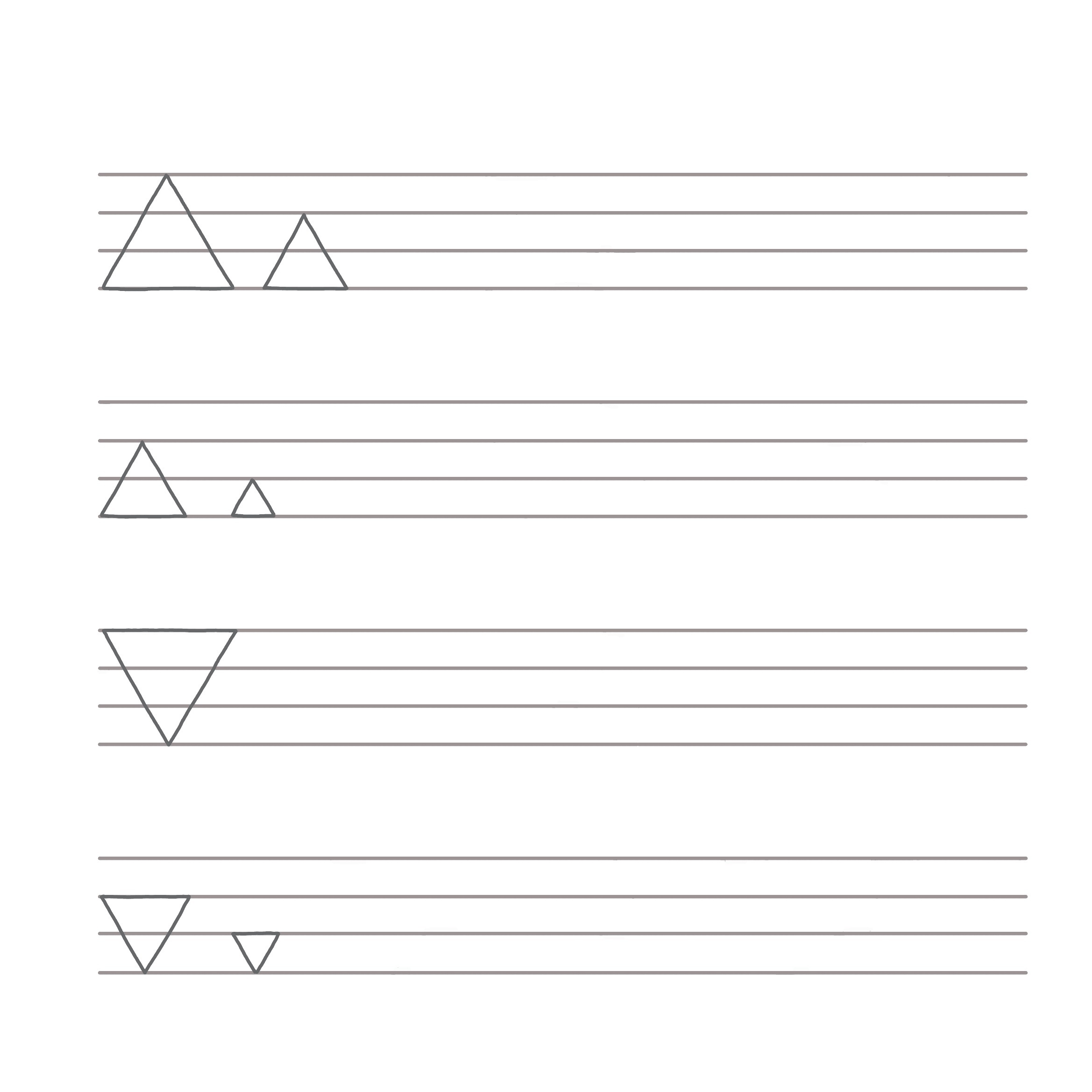 Erste Buchstaben &amp; Formen zeichnen. Vicky Bo's vorbereitende Übungen zum Schreiben lernen. 4-6 Jahre