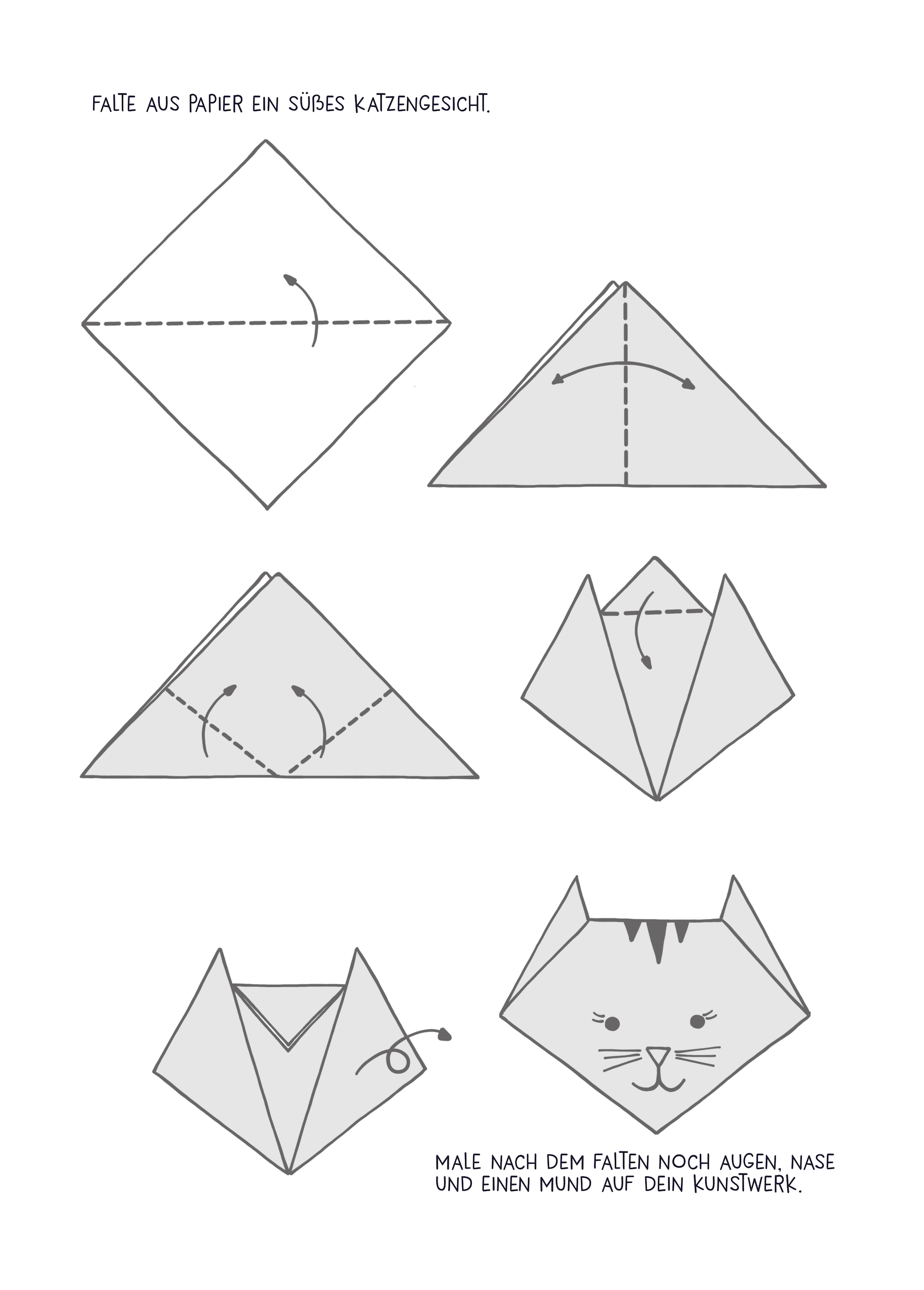 Mitmach-Buch Papier. 4-8 Jahre - Schneiden &amp; Falten