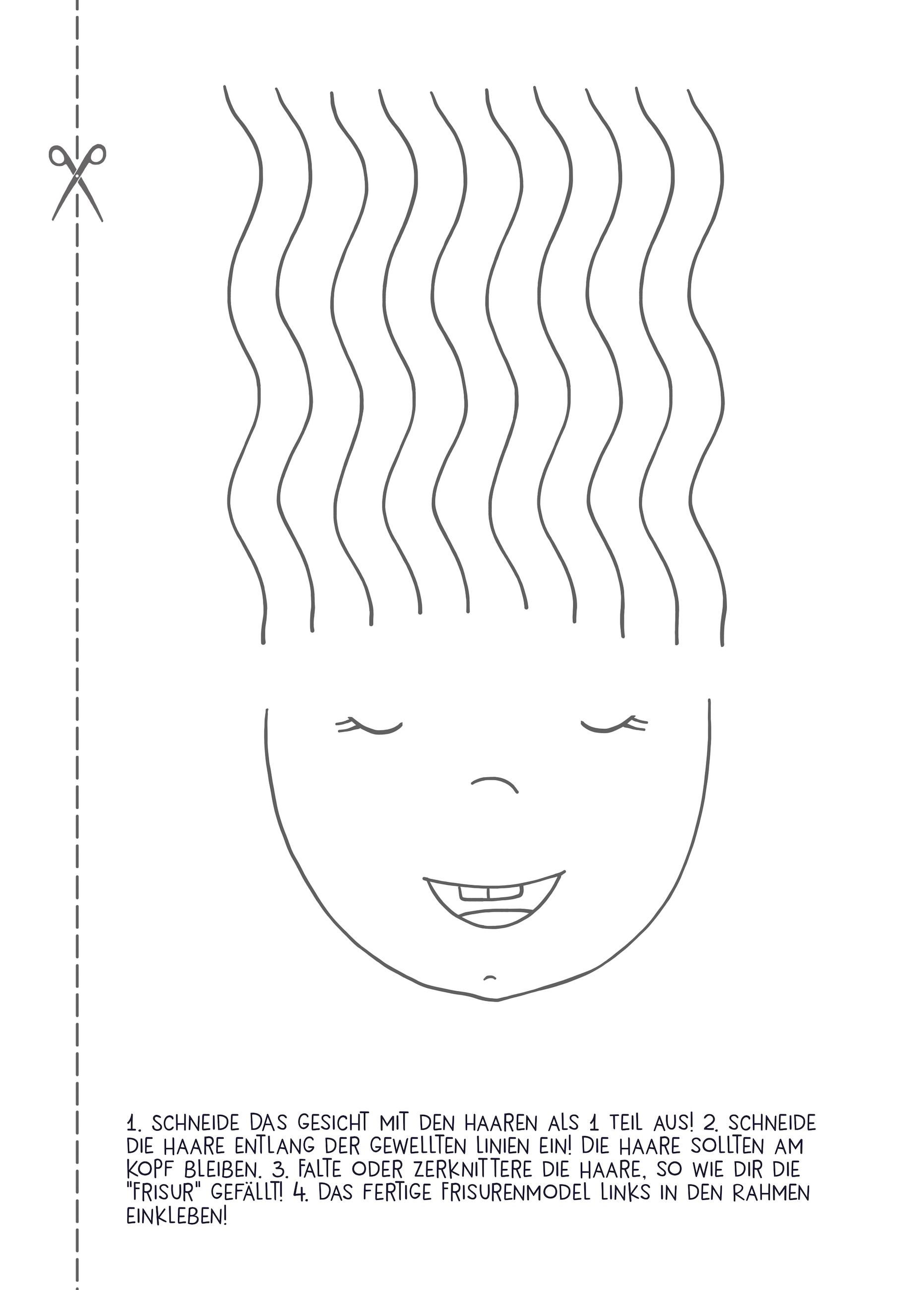 Schneiden lernen ab 3 Jahre. Ausschneiden, kleben und malen üben für Kinder. Schneidebuch