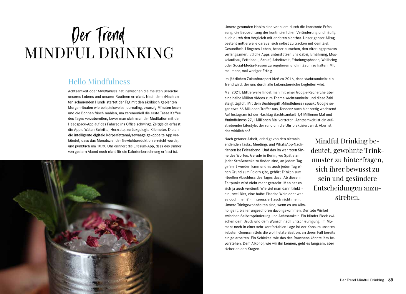 Mindful Drinking